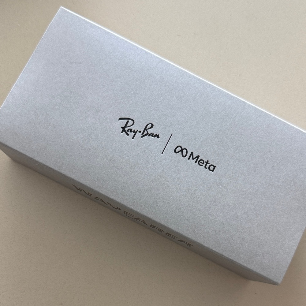 Brand new Ray-Ban Meta wayfarer Sunglasses Box